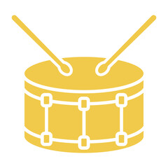 Drum Multicolor Glyph Icon