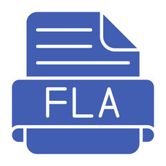 Fla Multicolor Glyph Icon