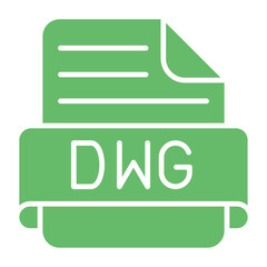 Dwg Multicolor Glyph Icon