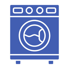 Washing Machine Multicolor Glyph Icon