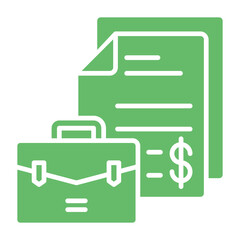 Portfolio Multicolor Glyph Icon