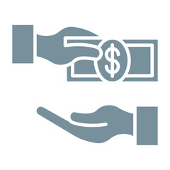 Donation Multicolor Glyph Icon