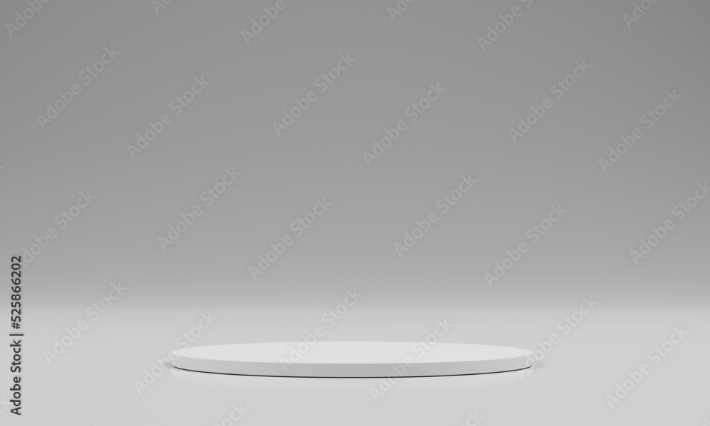 Poster 3d rendering simple minimalist podium