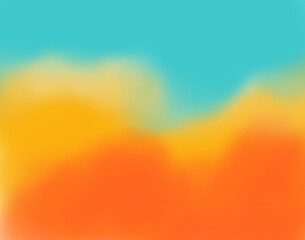 Colorful painted gradient abstract background
