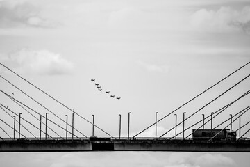 Fototapeta premium bridge over the river