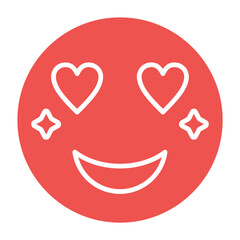 Emoticon Multicolor Glyph Icon