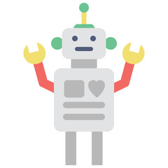 Robotic Vector Icon