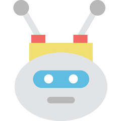 Game Robot Vector Icon