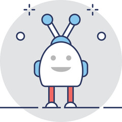 Robot Vector Icon