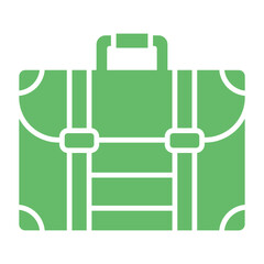 Briefcase Multicolor Glyph Icon