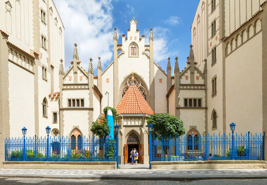 Maisel Synagogue or Maiselova synagoga in Jewish Quarter of Prague. Prague, Czhech Republic