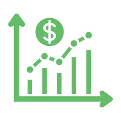 Grow Up Multicolor Glyph Icon