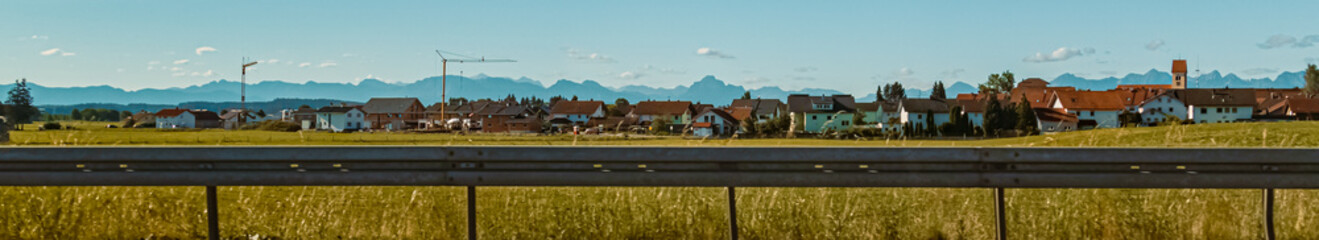 Beautiful alpine summer view at the famous Allgaeu, Bavaria, Germany