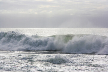 waves on the beach
