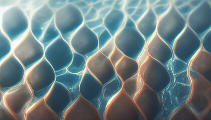 Obraz premium 3D render abstract texture background series design