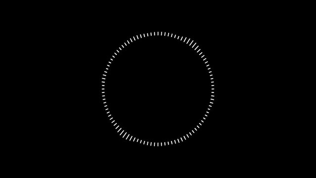 Abstract circle sound wave. Audio music waves Circle Frame. Music waves oscillate. Digital Sound wave or frequency Frame.
