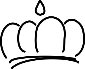 Hand drawn crown