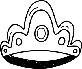 Hand drawn crown