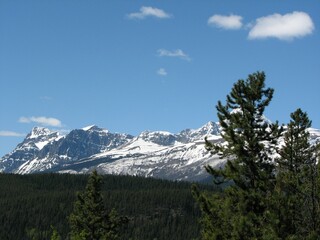 Obraz premium Rocky Mountains view in Jasper National Park