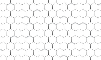 Steel honeycomb background or steel hexagon background