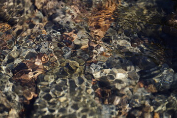 clean meltwater at the mountain
