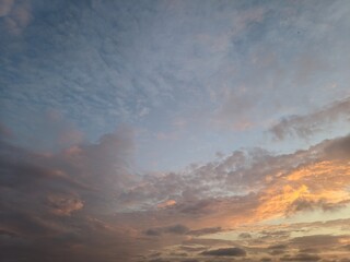 stormy sunset for sky replacement