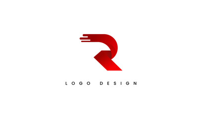 Modern Letter R Logo Design. Usable for Business and Company Branding Logo. Flat Vector Logo design Template Element.