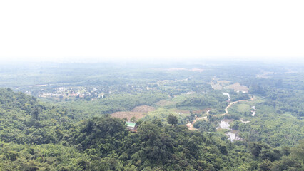Fototapeta na wymiar View of a forest in laos