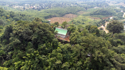 View of a forest in laos