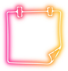 Collection of notes neon