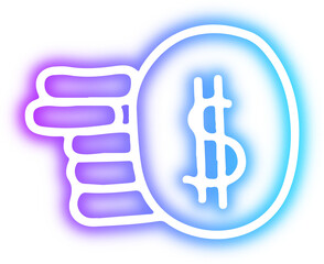 Collection of business neon