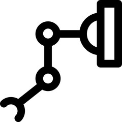 Industrial Arm Vector Icon