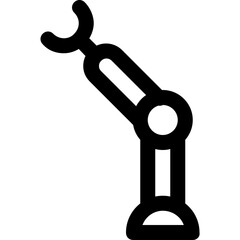 Industrial Arm Vector Icon