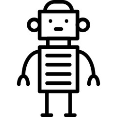 Spy Robot Vector Icon