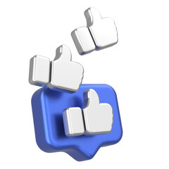 3D like icon. 3D icon.