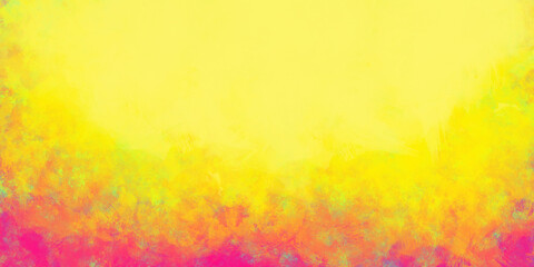 Orange yellow background colors gradient smoky paint texture with bright center and mottled red border in panoramic banner header image design