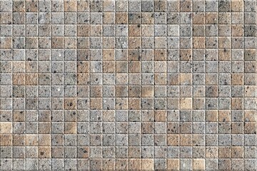 Old ceramic tile with cement texture. Cement and Concrete Stone mosaic tile.