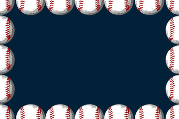 blue sports card background baseball frame boarder drawing recreation sport backdrop sign illustration