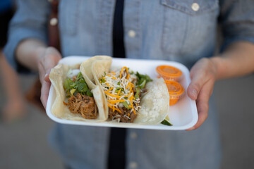 Food truck tacos