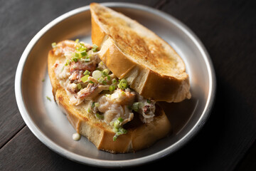 Lobster roll sandwich