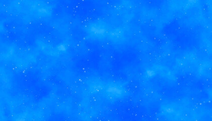 Artistic hand painted multi layered dark blue background. dark blue nebula sparkle purple star universe in outer space horizontal galaxy on space. navy blue watercolor and paper texture. wash aqua