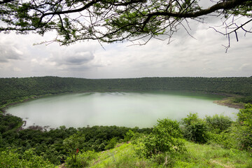 Lonar crater, Buldhana, Maharashtra © Purva