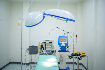 Background of Operation room in hospital , health care concept .