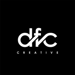 DFC Letter Initial Logo Design Template Vector Illustration