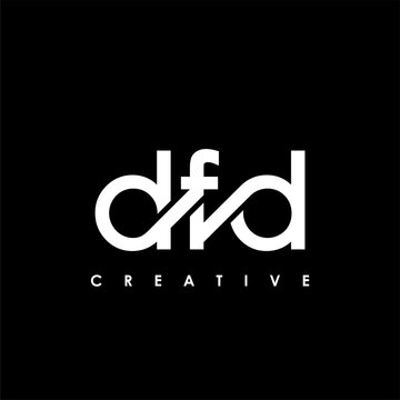 DFD Letter Initial Logo Design Template Vector Illustration