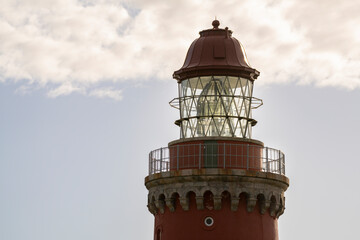The lighting of a lighthouse