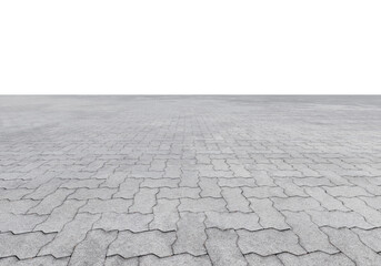 Brick Foreground Floor with Perspective, Transparent Background PNG
