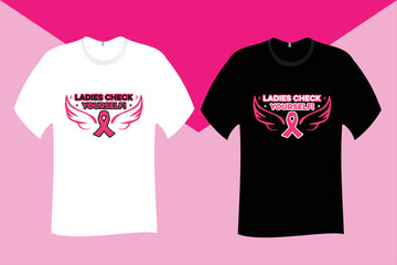 Ladies Check Yourself T Shirt Design