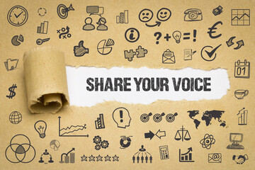 share your voice