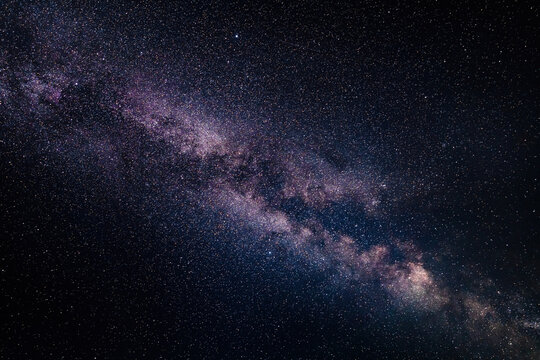 Milky Way in the night sky